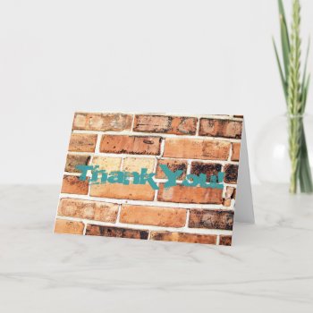 Abstract Brick Wall Greeting Card by camcguire at Zazzle