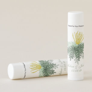 Abstract Bridal Shower Mahonia Plant Lip Balm