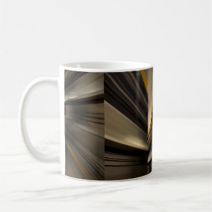 Abstract Bronze Light Mug