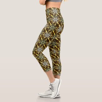 Abstract Brown And Gold Stars Design   