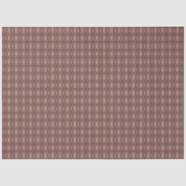 abstract brown geometric pattern tissue paper (Front)