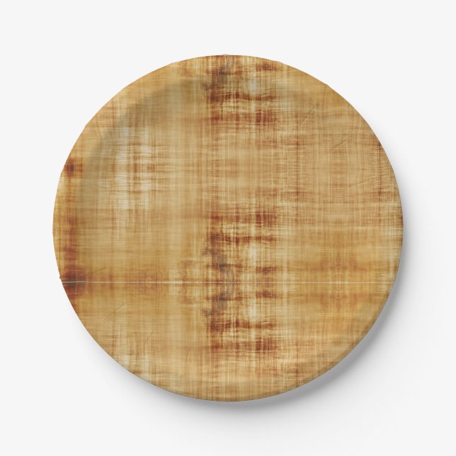 Abstract, Brown Paper Plate (Front)