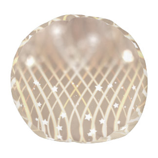 Abstract Brown, Waves Stars Background. Pouf