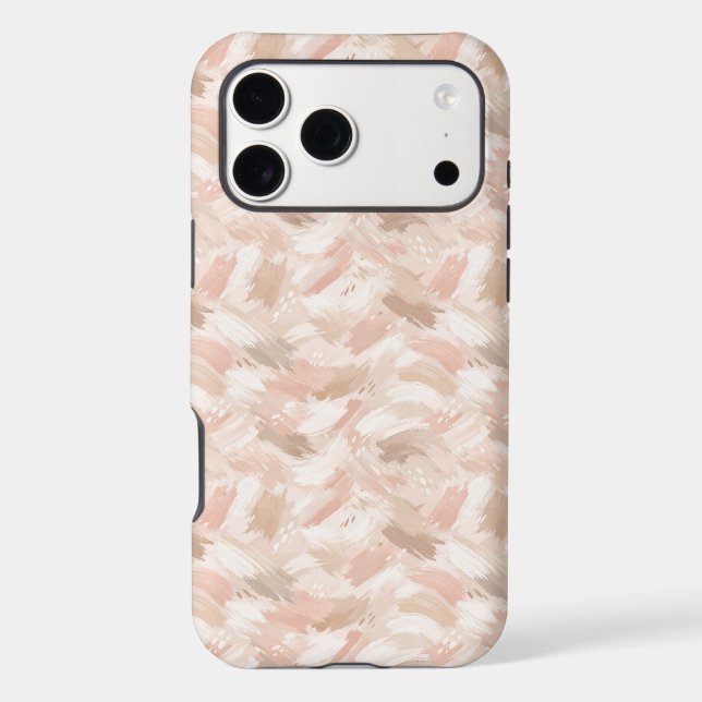 Abstract Brush Stroke Pattern Case-Mate iPhone Case (Back)