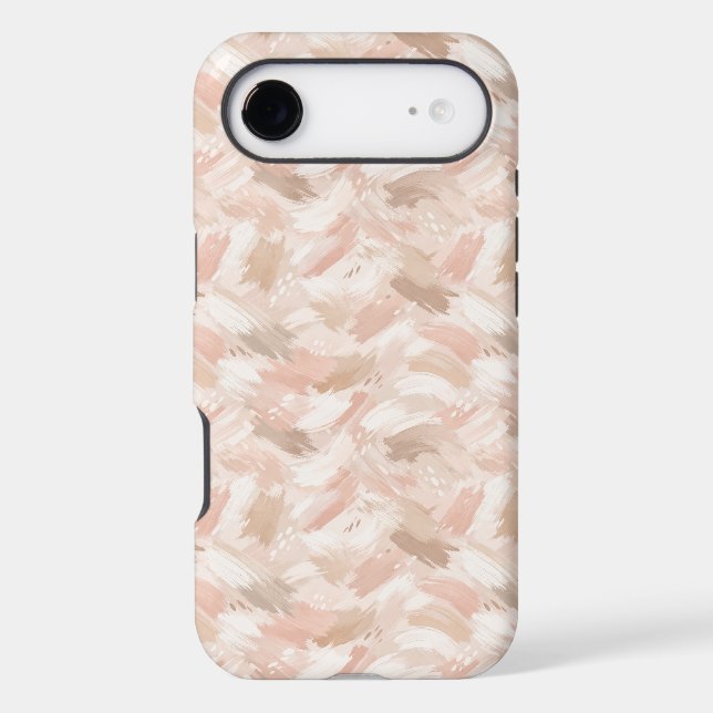 Abstract Brush Stroke Pattern Case-Mate iPhone Case (Back)