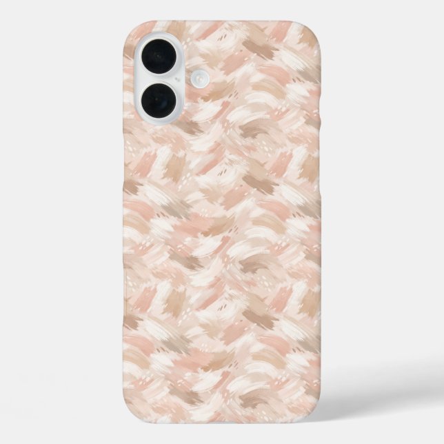 Abstract Brush Stroke Pattern Case-Mate iPhone Case (Back)