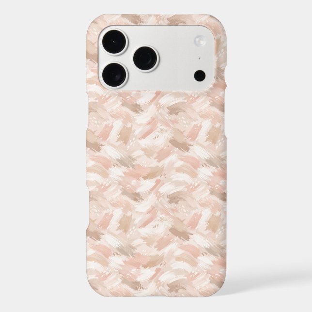 Abstract Brush Stroke Pattern iPhone Case (Back)