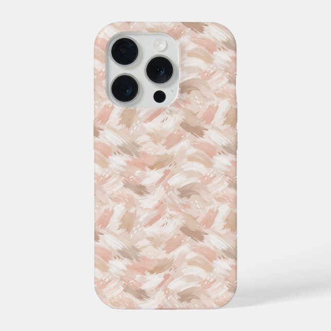 Abstract Brush Stroke Pattern Iphone Case (Back)