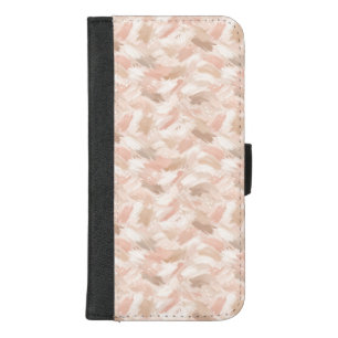 Abstract Brush Stroke Pattern iPhone 8/7 Plus Wallet Case