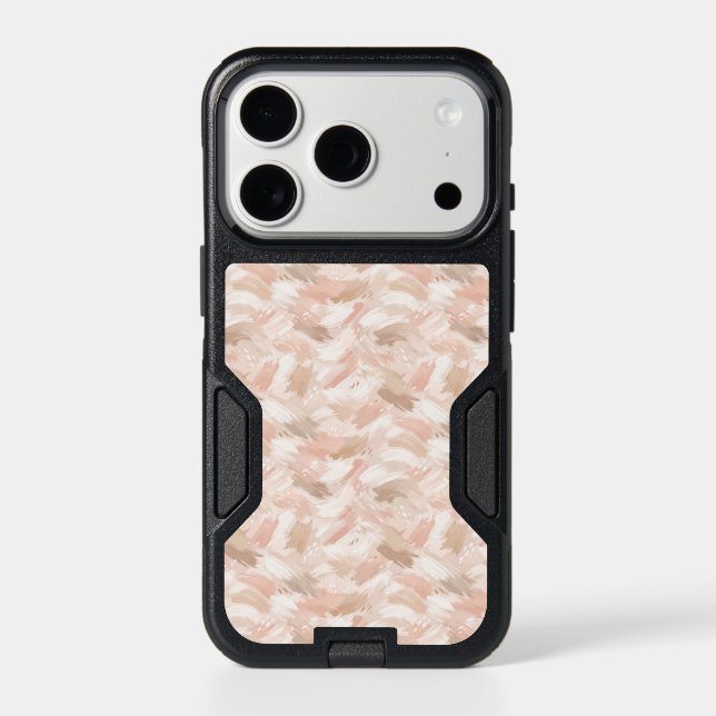 Abstract Brush Stroke Pattern Otterbox iPhone Case (Back)