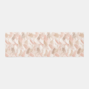 Abstract Brush Stroke Pattern Outdoor Rug