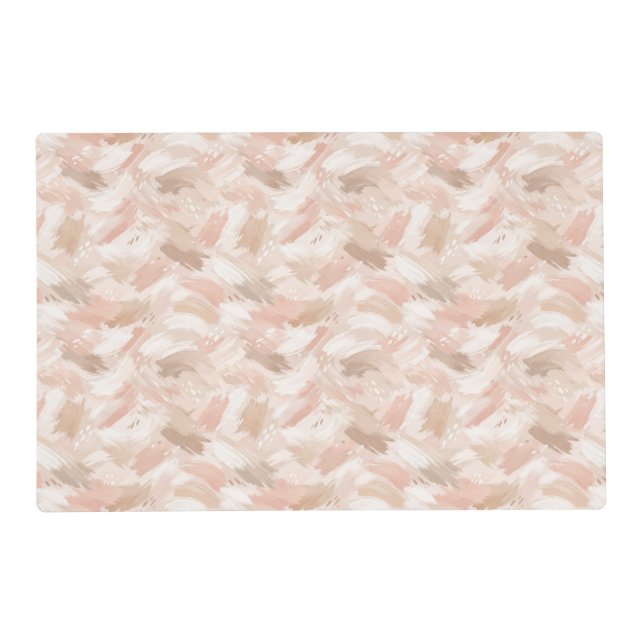Abstract Brush Stroke Pattern Placemat (Front)