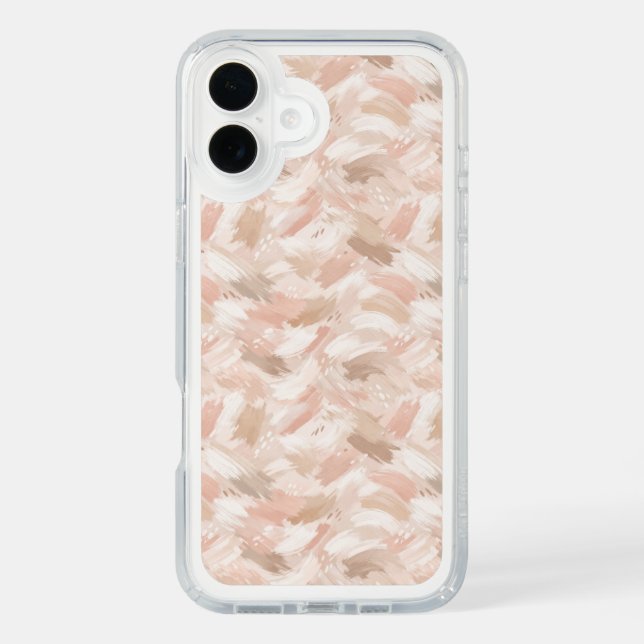 Abstract Brush Stroke Pattern Speck iPhone Case (Front)