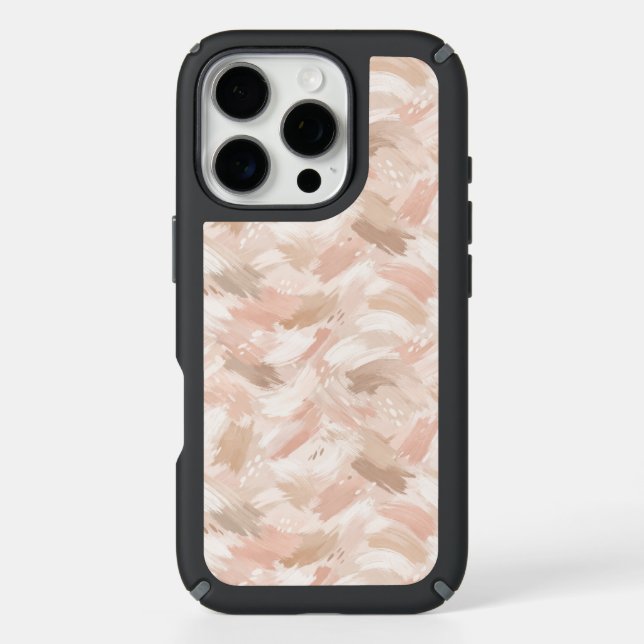 Abstract Brush Stroke Pattern Speck iPhone Case (Front)