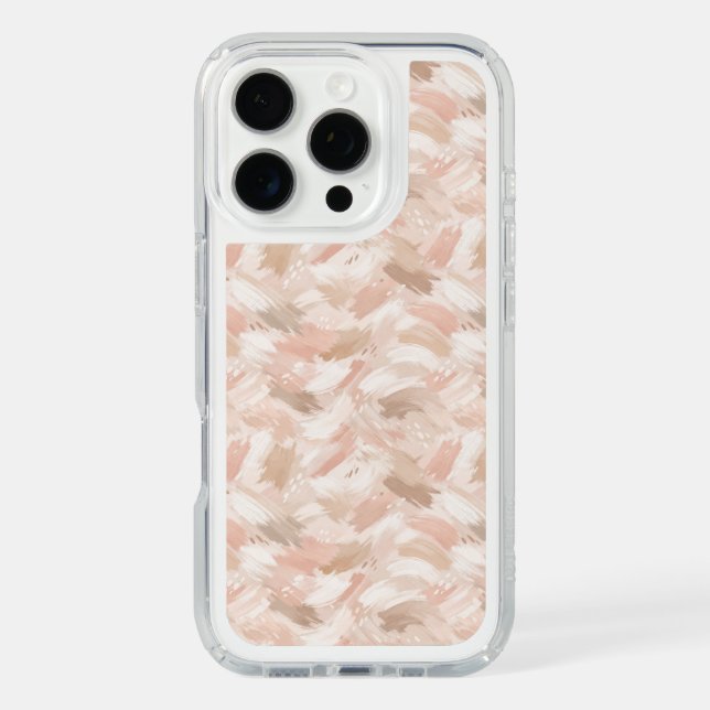 Abstract Brush Stroke Pattern Speck iPhone Case (Front)
