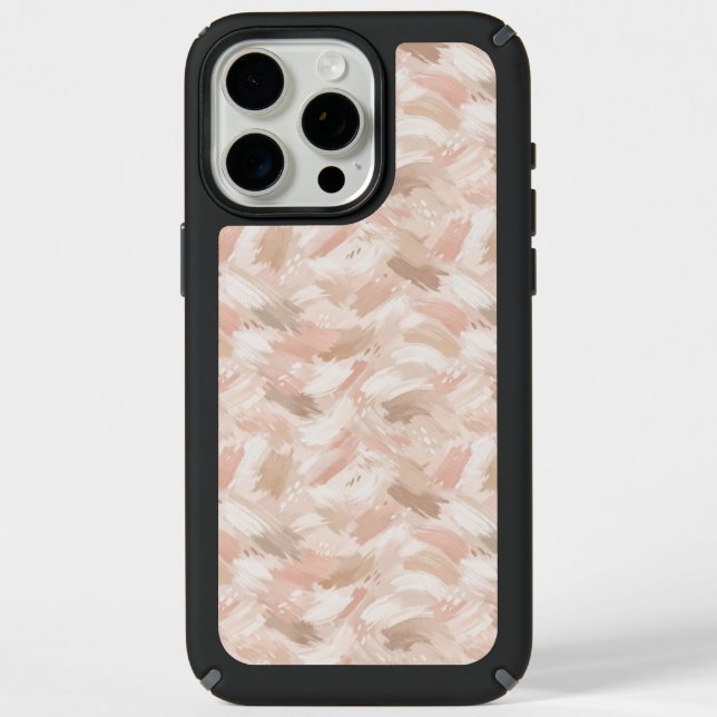 Abstract Brush Stroke Pattern Speck iPhone Case (Front)