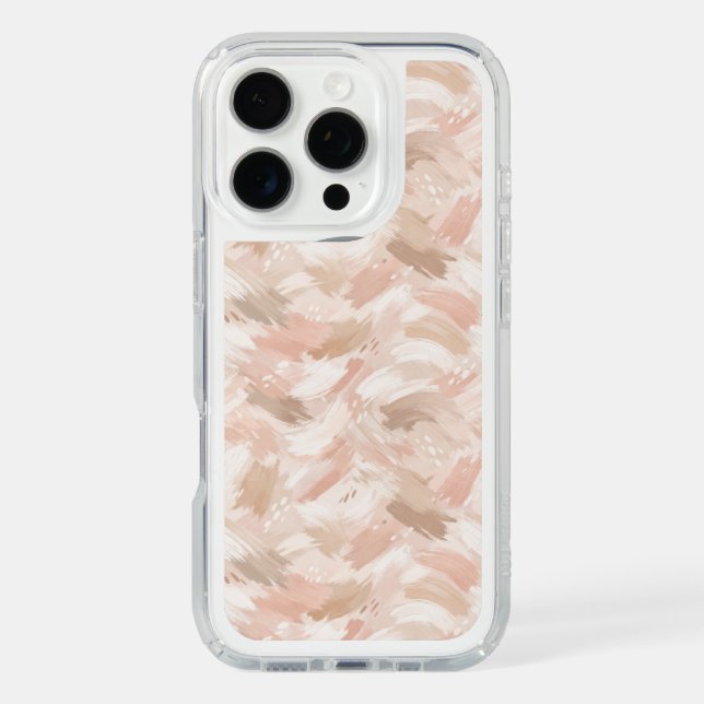 Abstract Brush Stroke Pattern Speck iPhone Case (Front)