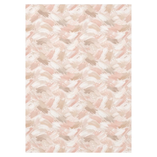 Abstract Brush Stroke Pattern Tablecloth (Front)