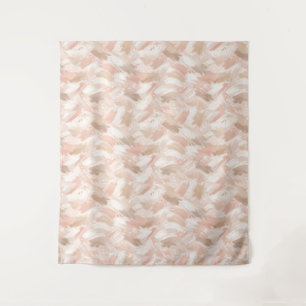 Abstract Brush Stroke Pattern Tapestry