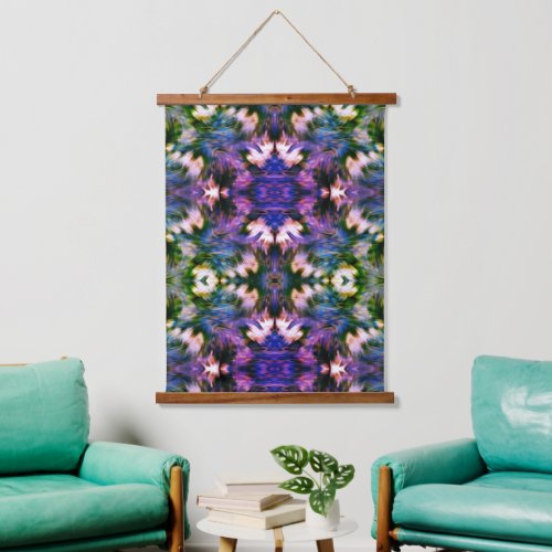 Abstract Brush Strokes And Colors Pattern Hanging Tapestry
