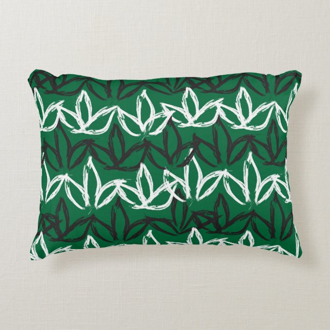 Abstract Brush Strokes Seamless Pattern,  patterns Accent Pillow (Front)