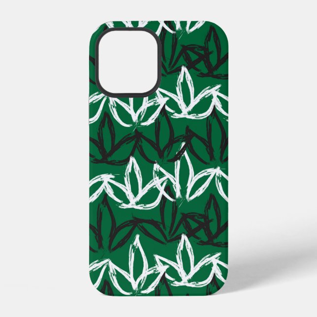 Abstract Brush Strokes Seamless Pattern,  patterns Iphone Case (Back)