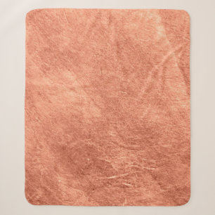 Abstract brushed copper surface metallic texture. sherpa blanket