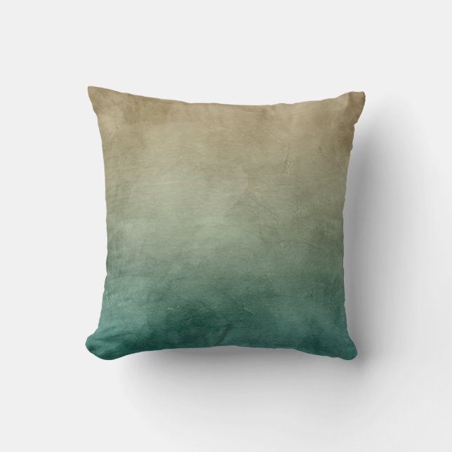 Abstract Brushstrokes Throw Pillow (Front)