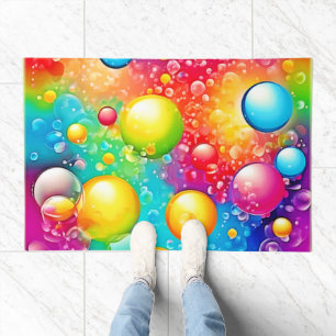 Abstract Bubble Art Doormat
