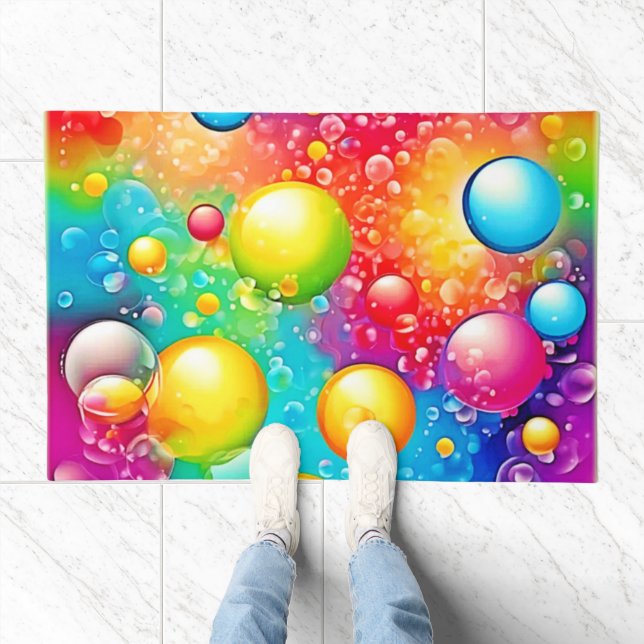 Abstract Bubble Art Doormat (Indoor)