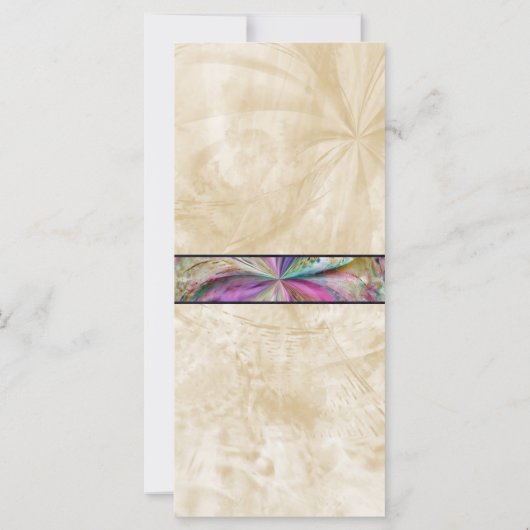 Abstract Bubble Mandala With Ribbon (Back)