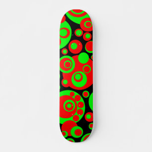 Abstract Bubbles 03 - Retro Skateboard