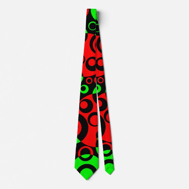 Abstract Bubbles 05 Neck Tie (Front)