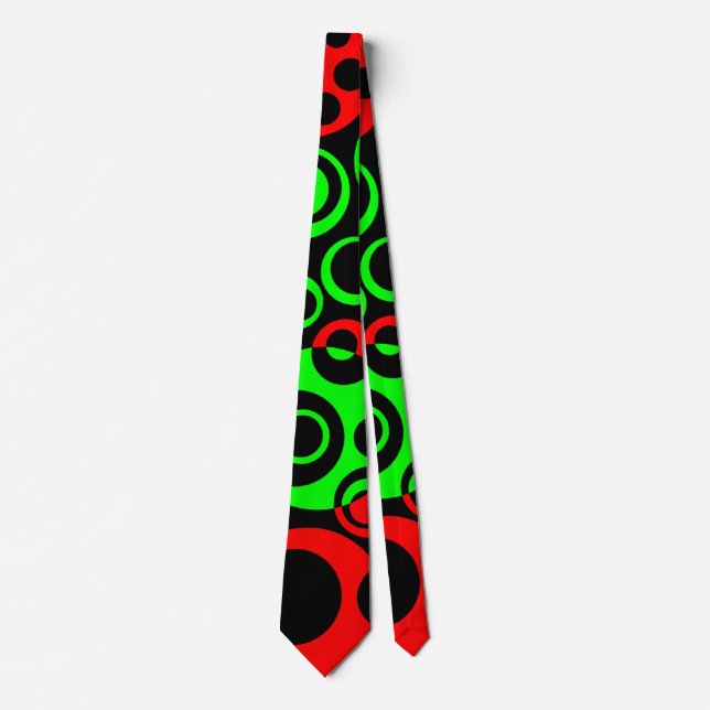 Abstract Bubbles 10 Neck Tie (Front)