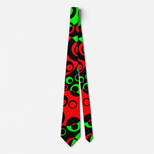 Abstract Bubbles 13 Neck Tie (Front)