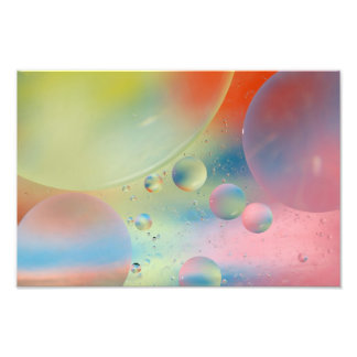 Abstract Bubbles Fine Art Print