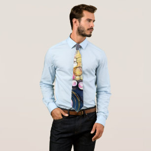 Abstract Bubbles Neck Tie