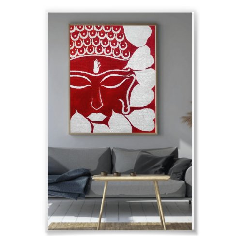 abstract buddha original art photo print