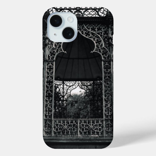 Abstract Building Black and White Case-Mate iPhone Case (Back)