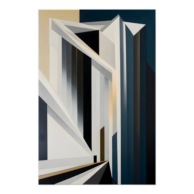 Abstract Building Poster (Front)