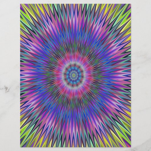 Abstract Bulls-eye Pattern (Front)