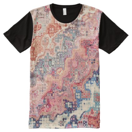 Abstract Bumpy Glass All-Over-Print Shirt