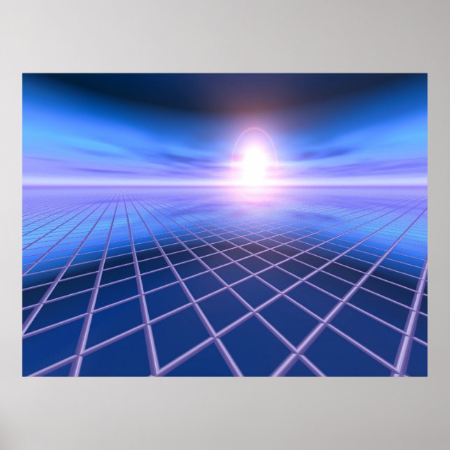 Abstract Business Background Poster (Front)