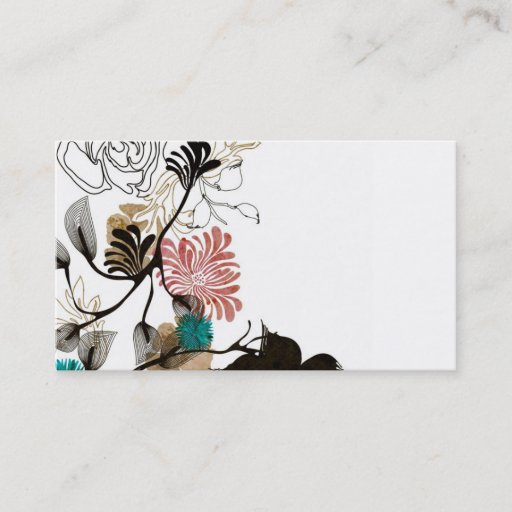 Customizable Abstract Business Card
