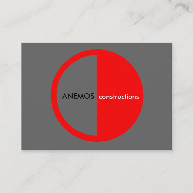 abstract business card (Front)