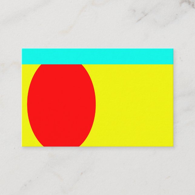 Abstract Business Card (Front)