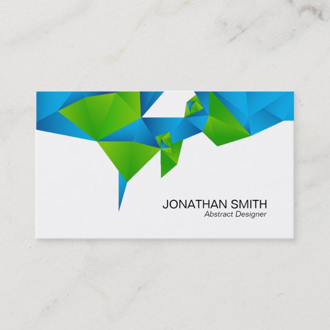 Abstract Business Card (Front)