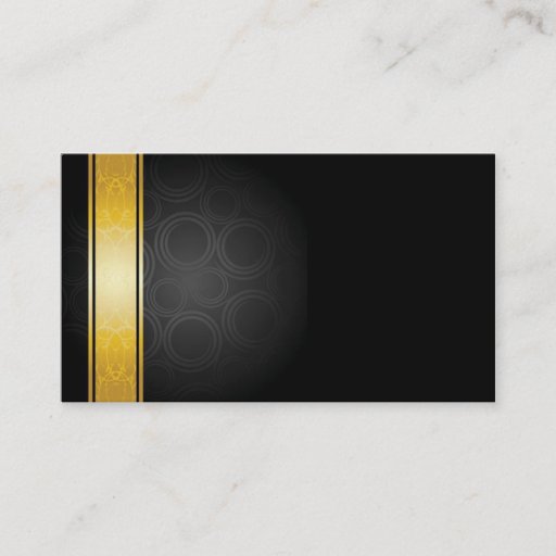 Customizable abstract business card