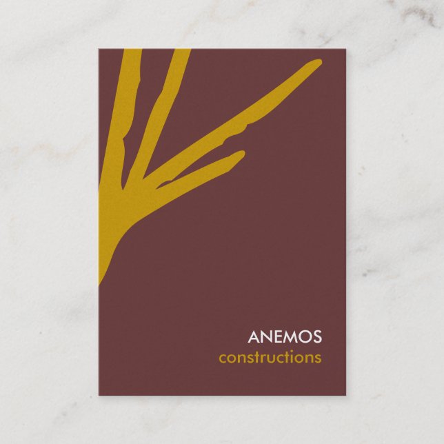abstract business card (Front)