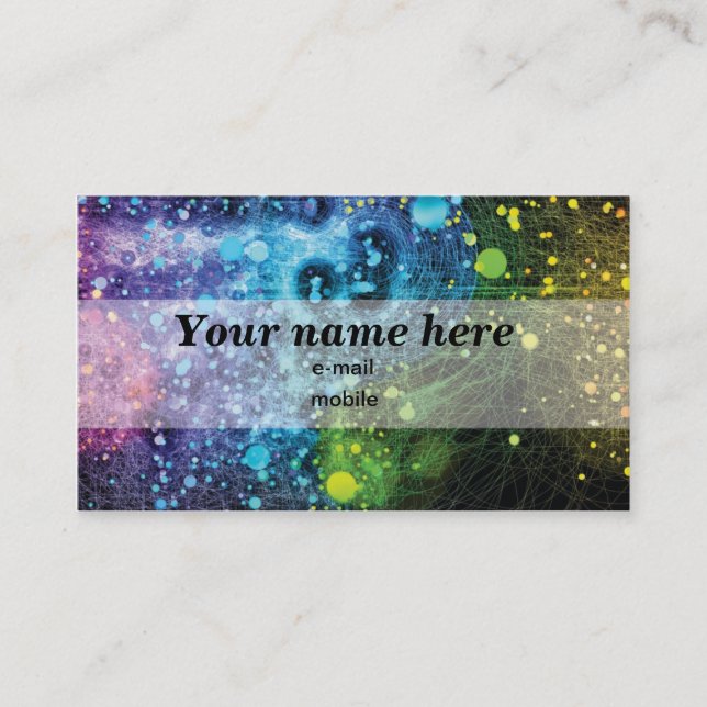 Abstract business card (Front)
